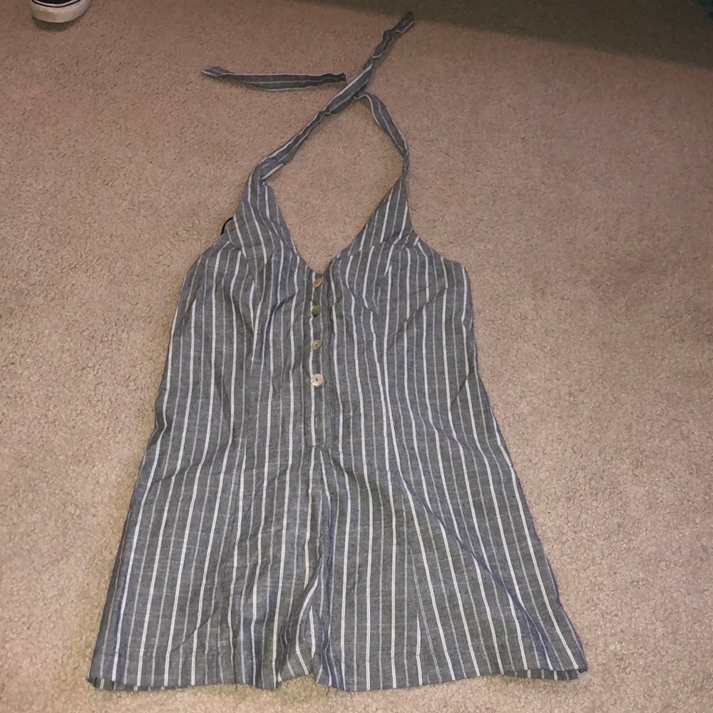 Striped romper